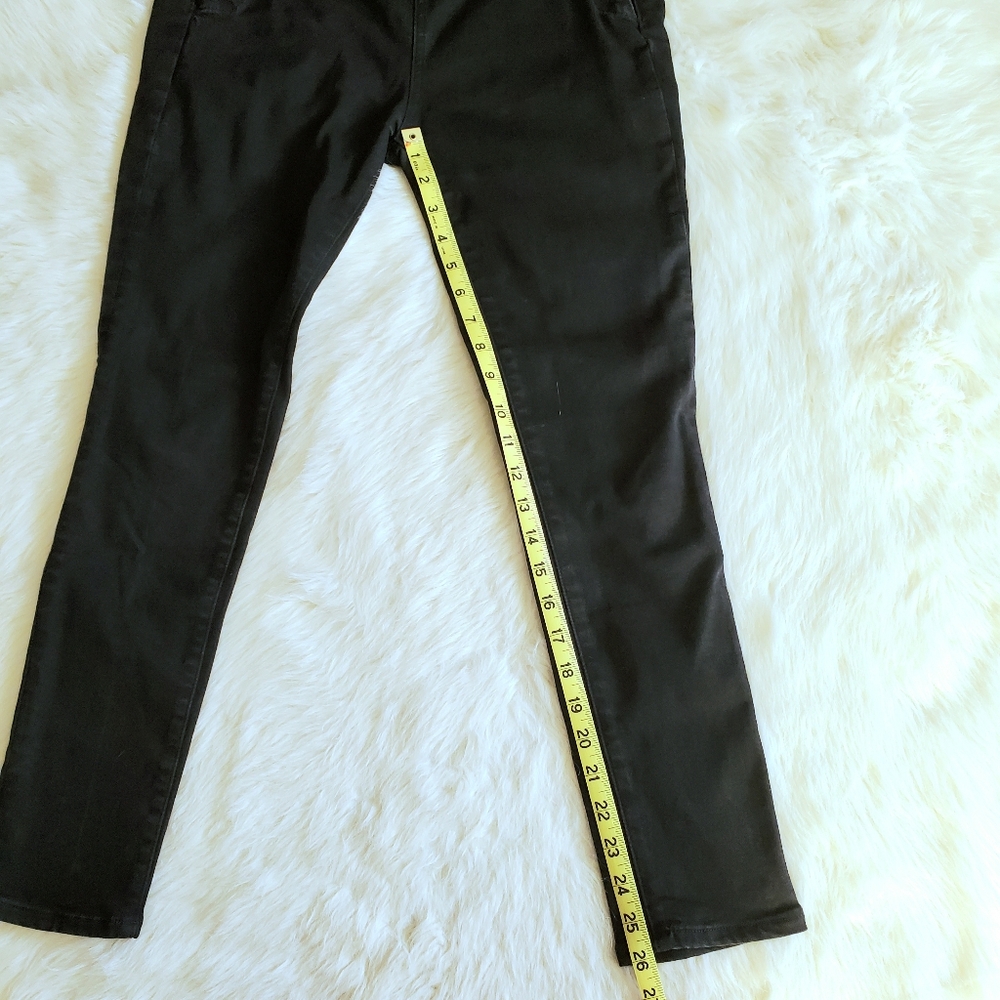Rag & Bone Penton Skinny High Waist Snap Front Black Jeans Size 29 - Picture 15 of 15